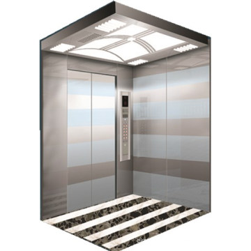 MR/MRL titanium etching /mirror etching 6 passenger elevator